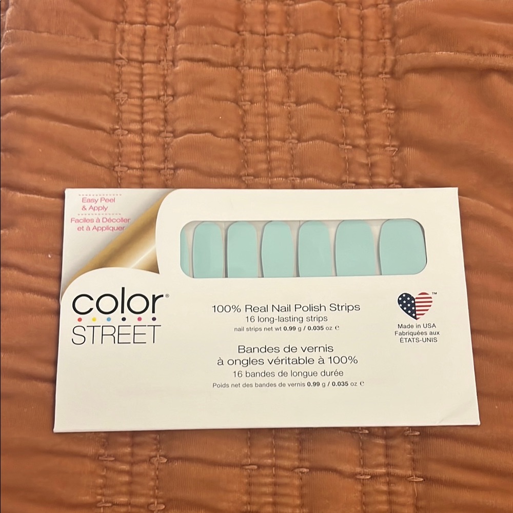 Color Street Nail Polish Strips - Mint Green
